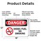 Signmission Diesel Fuel No Smoking with Graphic Danger Sign, Aluminum, 18in W x 12in L, 2PK OS-2PACK-DS-A-1218-L-19325 - alternate 5